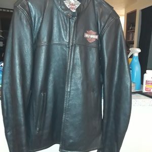 Leather Harley Davidson Jacket
